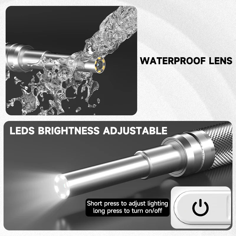 4.5-Inch HD Digital Otoscope - 1080P Ear Camera with 3.9mm Lens & 6 LEDs for Ear Wax Removal, Kids & Adults