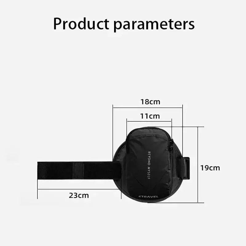 7.2-Inch Outdoor Running Sports Phone Holder Armband – Universal Gym Wrist Band for iPhone 15/14/13/12/11/X/XR/XS Max and Samsung