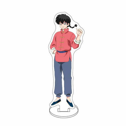 Ranma 1/2 Acrylic Stand Figure — 15cm Tendou, Akane, Hibiki & Ryoga Anime Model Plate, Cartoon Doll for Bedroom Display