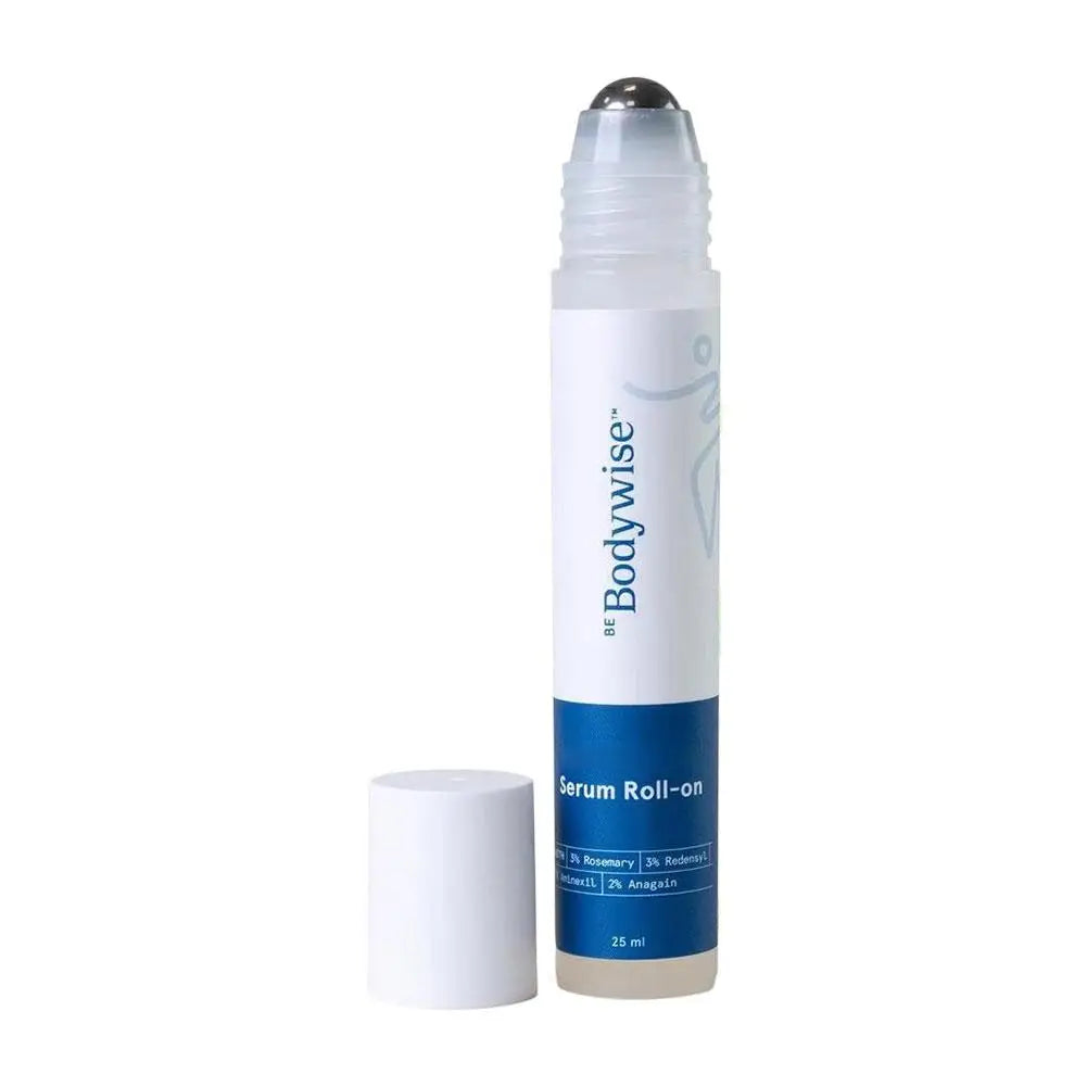 Bodywise Rosemary Hair Care Roll-On Serum - Anti-Frizz, Oil-Control and Hair Strengthening Essence