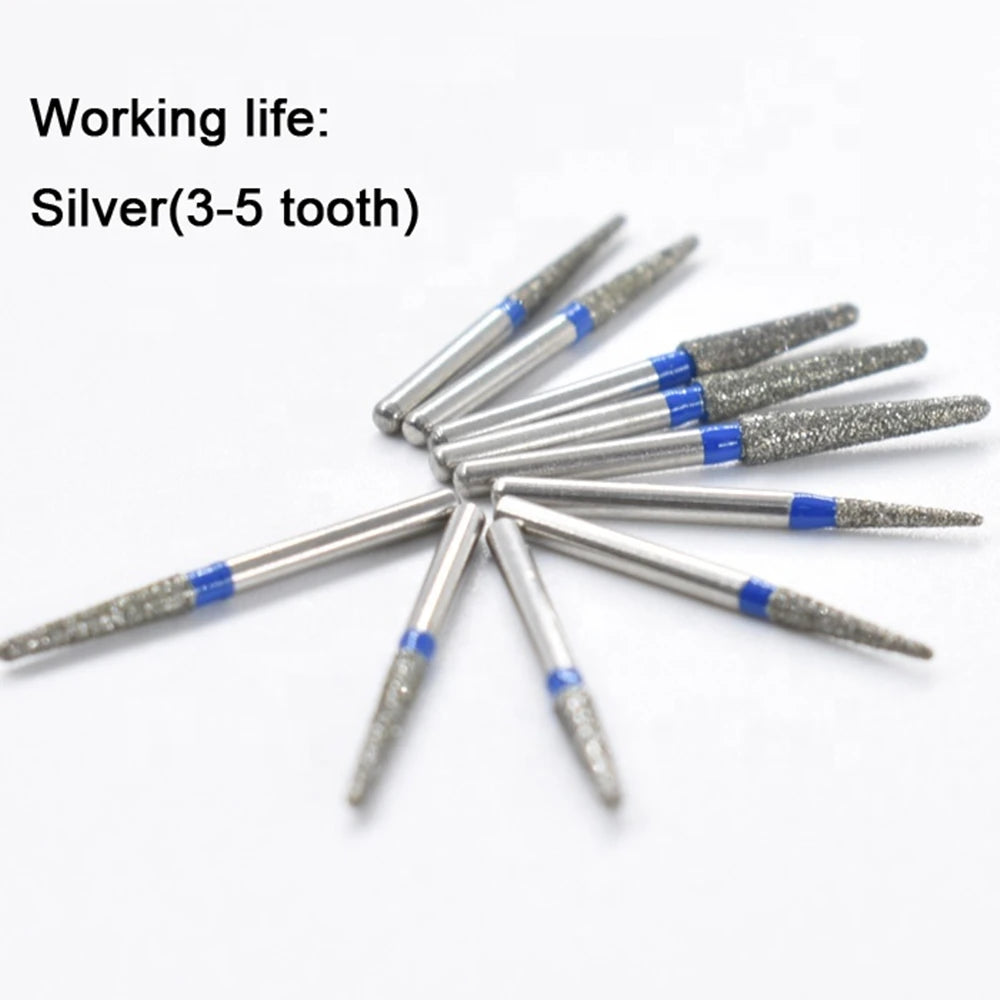 5pcs FG Dia 1.6mm Dental Drills – High-Speed Handpiece Diamond Burs for Teeth Whitening