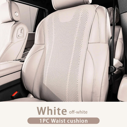 Universal Leather Car Seat Cushion - Breathable Perforated Four-Season Seat Cover