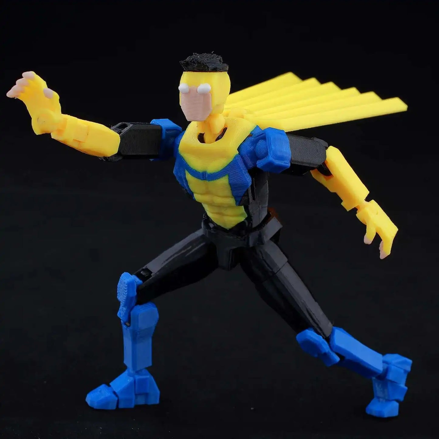 9L3D Lucky 13 Invincible Boy Eve Action Figure — 3D Printed Anime Model, Multi-Jointed Poseable Collectible Toy Gift for Fans