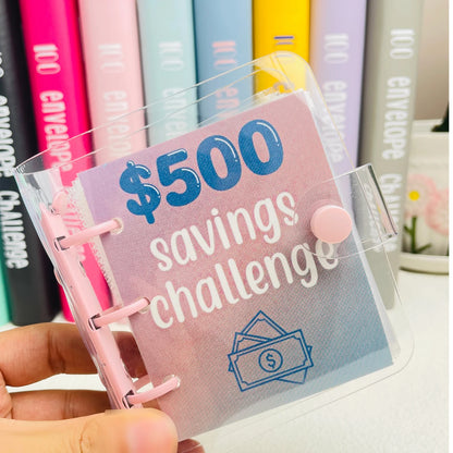 1000 Savings Challenge Binder – Money Saving Book with Envelopes, Envelope Savings Challenge, Mini Budget Organizer