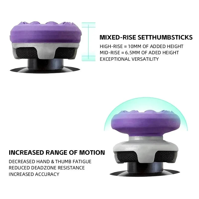 DATA FROG FPS Freek Galaxy – High-Rise Analog Stick for Switch PRO, Xbox One & Xbox 360 Controller Performance Game Stick