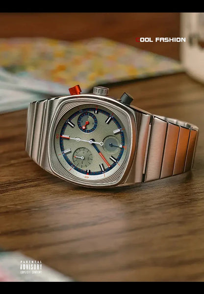 2024 Square Men's Watch — Lightweight Niche Luxury High-End Trendy Timepiece