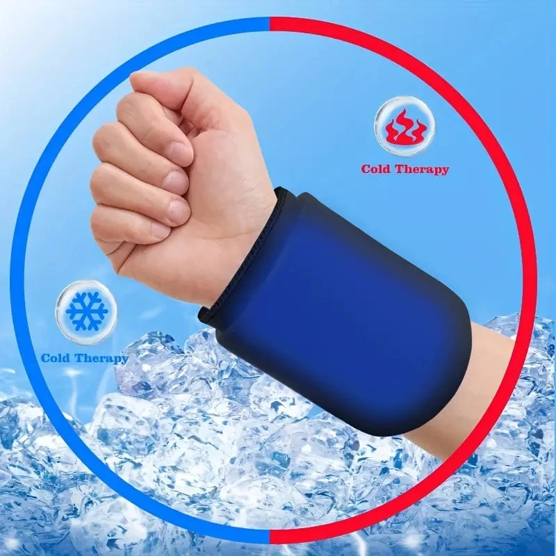 Wrist Ice Wrap Gel Pack – Reusable Hot & Cold Therapy for Hands, Pain Relief & Swelling