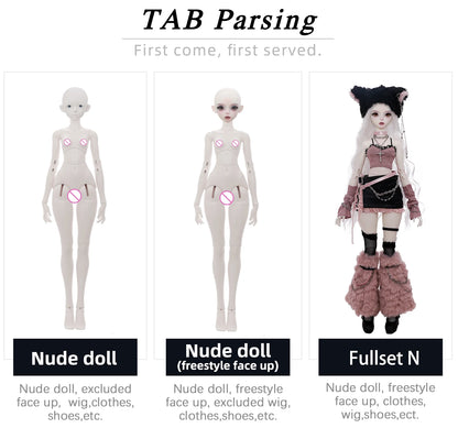 Celia N Y2K Baddie 1/4 BJD Doll – Fullset Pastel Punk Pink Cyber Style, Sweet Honey Girl ShugaFairy Collectible Figure
