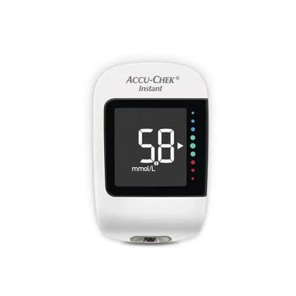 Roche Accu-Chek Instant Blood Glucose Test Strips - Diabetes Testing Supplies with Blood Collection Needles