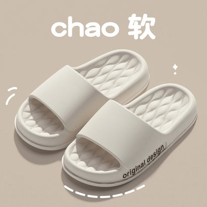 Men’s Summer Cloud Slippers – Soft Non-Slip Sole Sandals for Home, Beach, Indoor & Outdoor Casual Wear