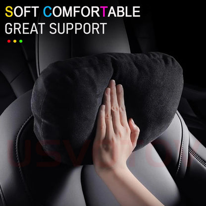 Tesla Car Headrest Pillow – Neck Support and Comfort Cushion for Model 3, Model Y, Model S, Model X and Model YL