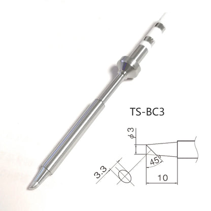 TS100/TS101 Soldering Iron Tips - Pine64 Pinecil Replacement Tips TS Series BC2 C4 Compatible Models
