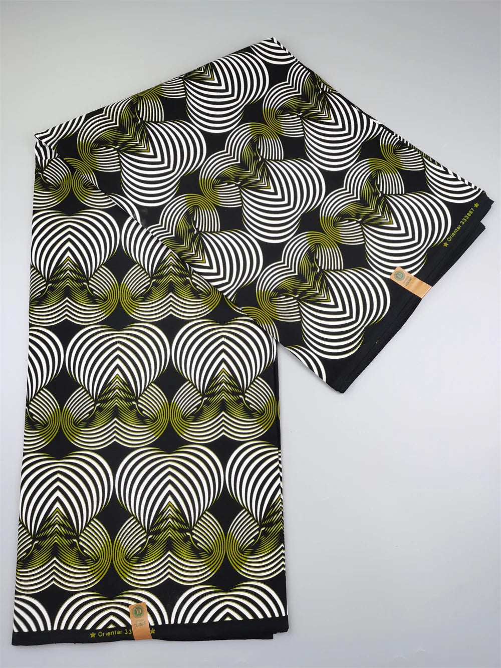 African Ankara Wax Print Fabric - 100% Cotton Nigerian Designer Pagne for Sewing & DIY Party Dresses