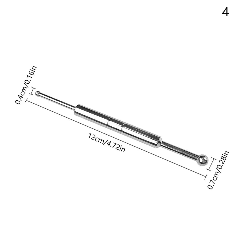 Manual Acupuncture Pen with Terahertz Energy Stone | Trigger Point Massager Stick for Face & Body Relaxation