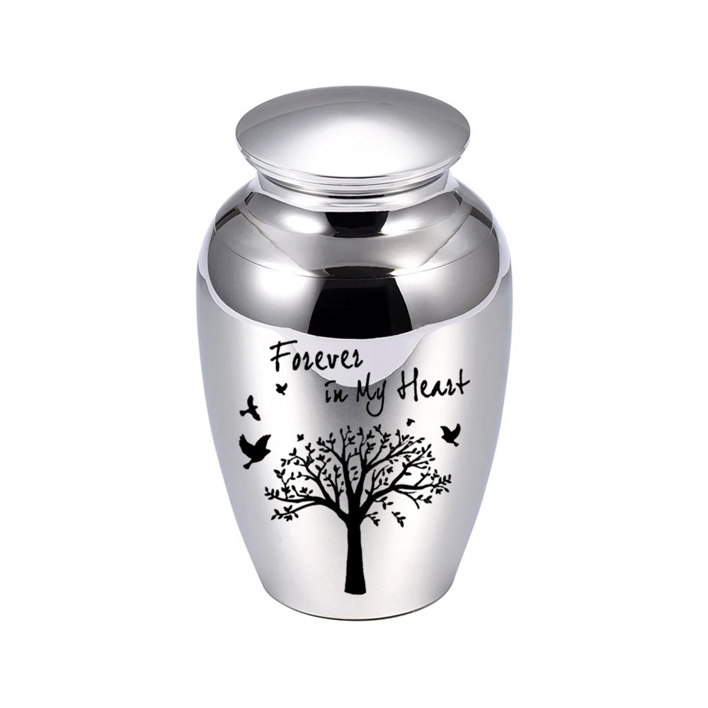 Tree of Life Small Urn for Human Ashes – Mini Keepsake Memorial Urn for Sharing Ashes