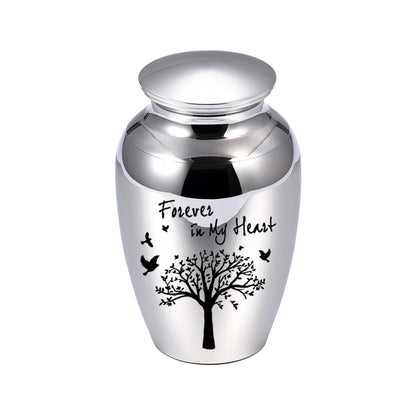 Tree of Life Small Urn for Human Ashes – Mini Keepsake Memorial Urn for Sharing Ashes