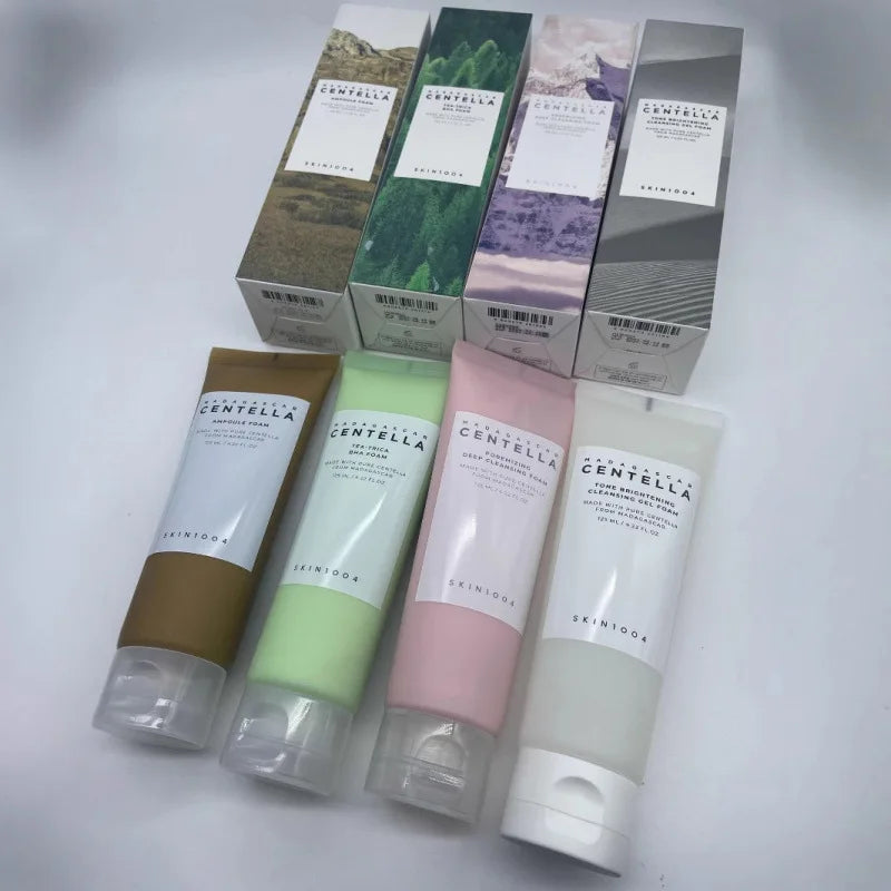 SKIN1004 Angel Skin Care Set — Centella Asiatica Essence, Eye Cream, Cleanser, Toner & Sun Cream for Moisturizing & Brightening