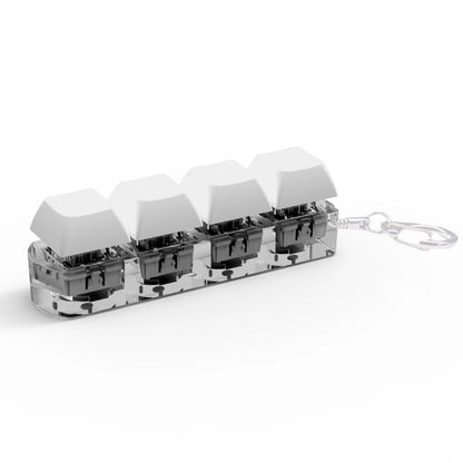 DIY Keyboard Key Toy - Stress Relief Fidget Button Keychain & Fidget Keycap Toy