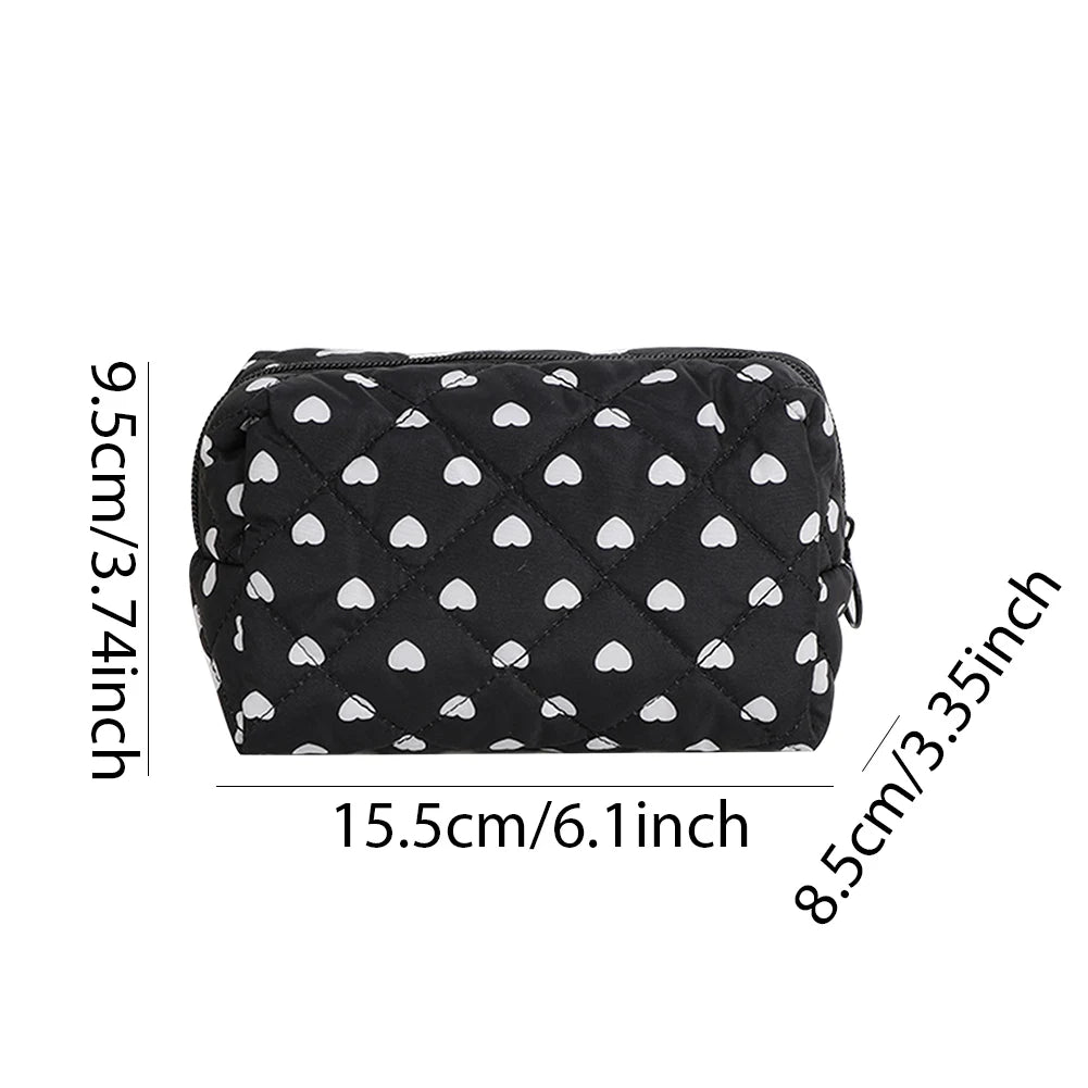 Women’s PU Transparent Makeup Brush Bag – Dual Zipper Travel Cosmetic Brush Holder Case