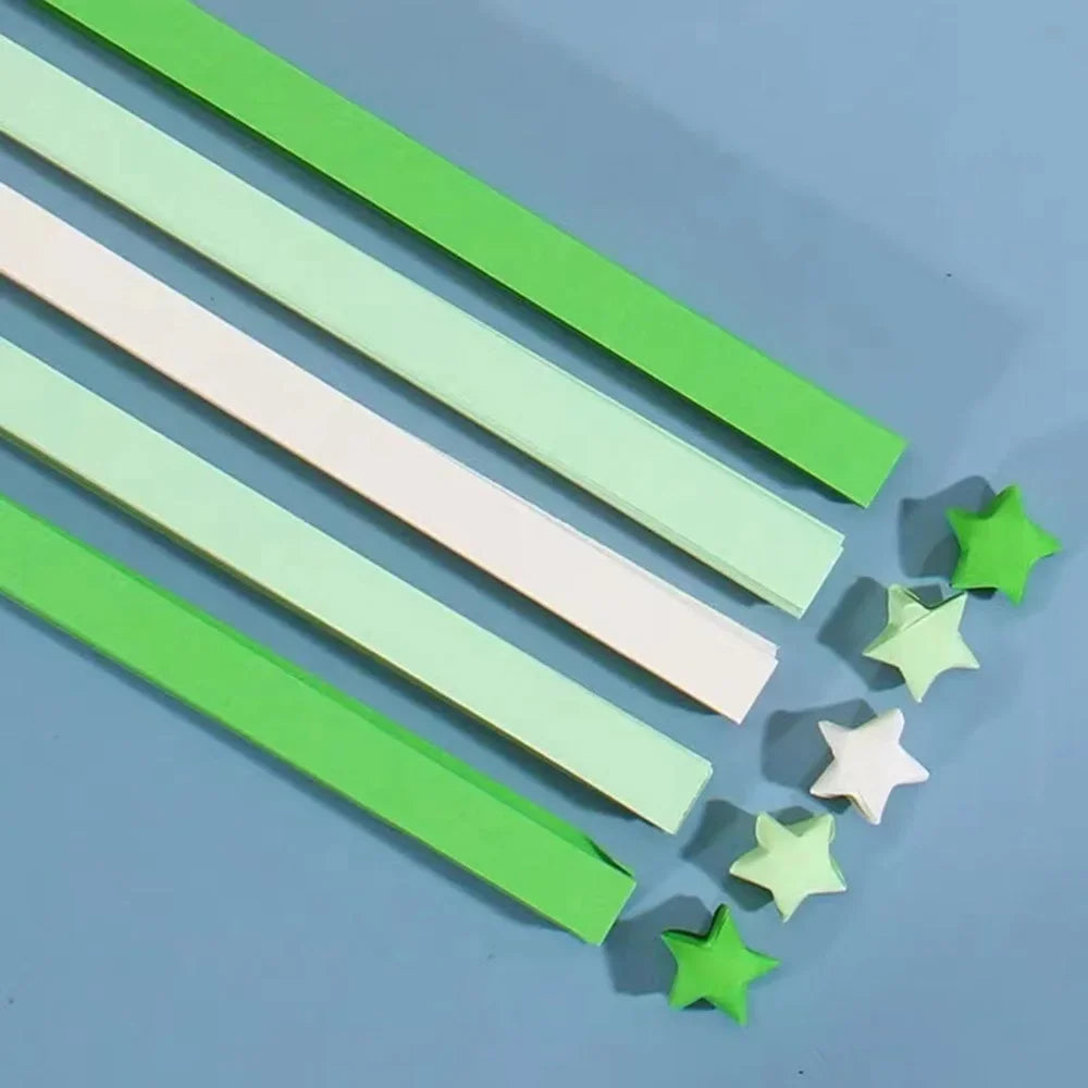 540pcs Double-Sided Origami Star Paper for Lucky Stars DIY Crafts & School Projects