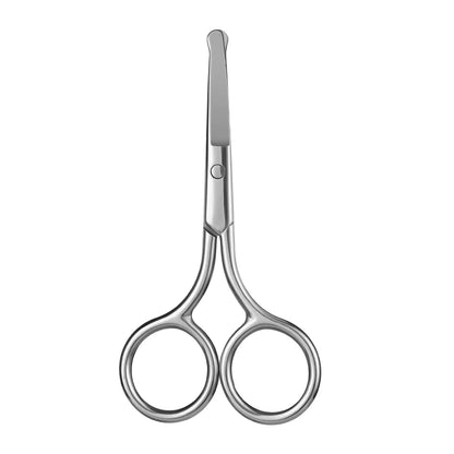 Stainless Steel Makeup Scissors - 9CM Compact Eyebrow Nose Hair & Nail Grooming Tool