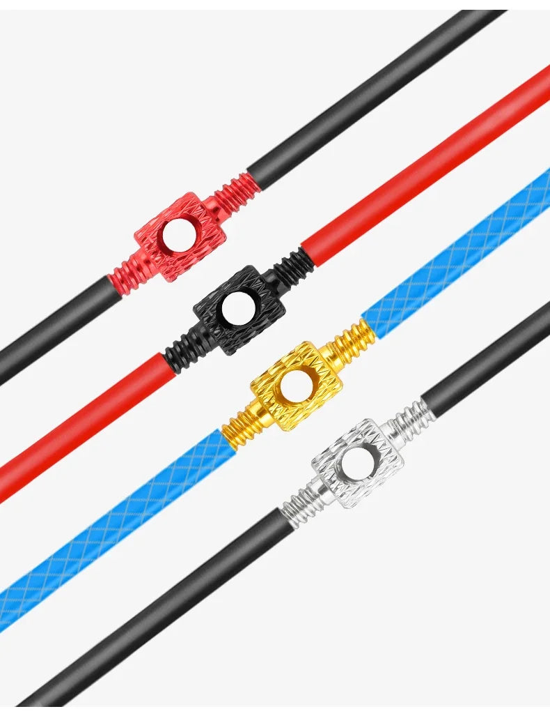 1–20pcs Bike Internal Cable Routing Tool – Red Adapter for 4–5.5mm Brake, Shift Cable & Hydraulic Hose Repair