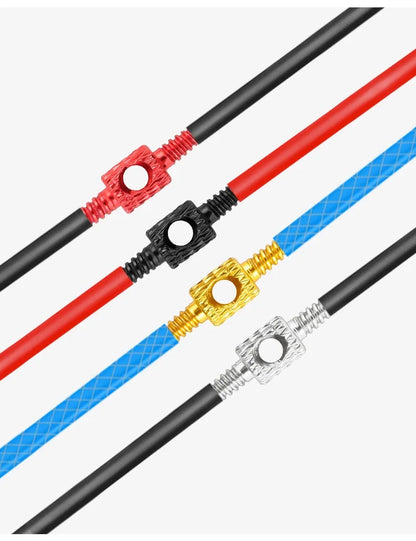 1–20pcs Bike Internal Cable Routing Tool – Red Adapter for 4–5.5mm Brake, Shift Cable & Hydraulic Hose Repair