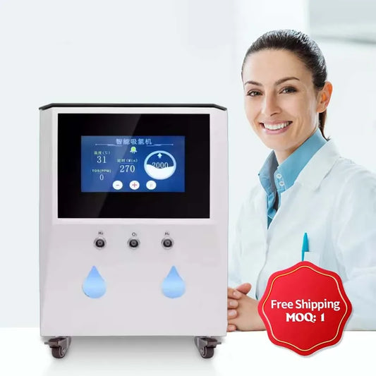 Medical 3000ml Hydrogen Water Generator & Inhalation Machine — H2 O2 HHO Double Outlet Breathing Device
