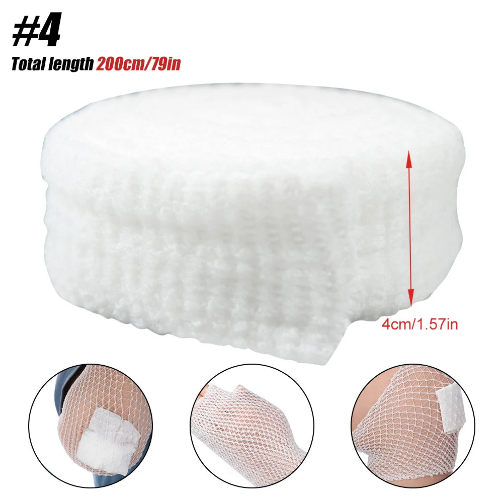 Elastic Tubular Bandage Net - Breathable Mesh Wound Dressing Retainer for Ankle & Adult Use