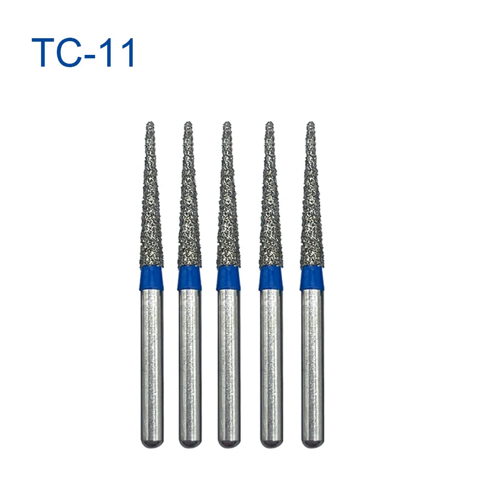 5pcs FG Dia 1.6mm Dental Drills – High-Speed Handpiece Diamond Burs for Teeth Whitening