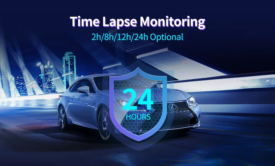 Imagebon 11.4″ H70 Pro 4K QLED Dash Cam - Wireless CarPlay & Android Auto, Dual Recording, Night Vision Car DVR