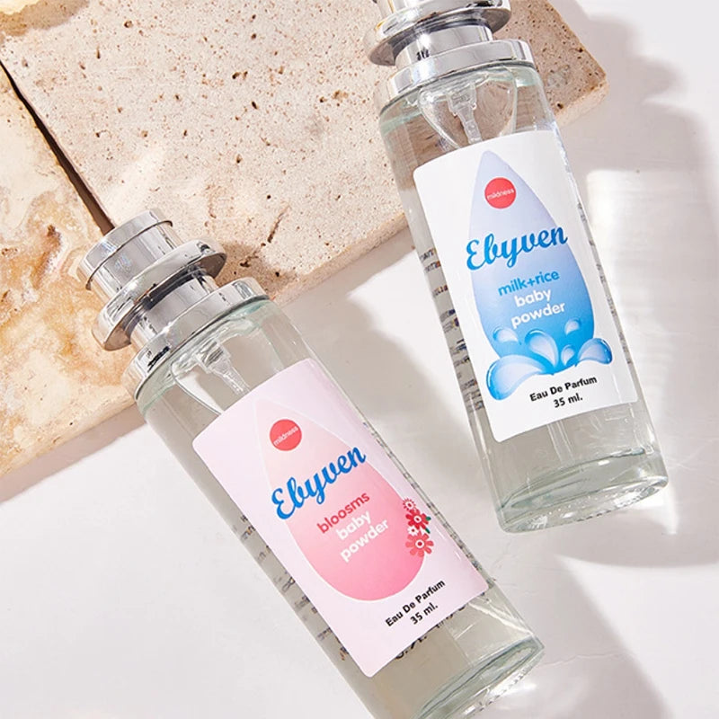 Milk Rice Baby Powder Eau de Parfum 35ml – Long-Lasting Bloom Bedtime Scent, High-Quality Portable Perfume by Israel Tower