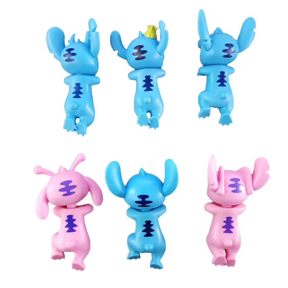 Stitch Lie Prone Series Toy Box — Cute Car Phone Decoration & Sonni Angel Gift for Kids' Birthday