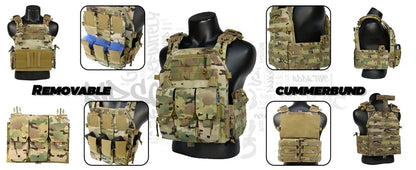 UNINOTAC Tactical Vest – High-Quality 1000D Nylon 6094K Vest with Quick Release & Triple Magazine Pouch