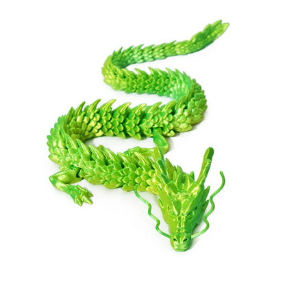 3D Printed Movable Snake Figurine – Realistic Jointed Simulation Ornament for Home & Office, 2025 New Year Craft Gift