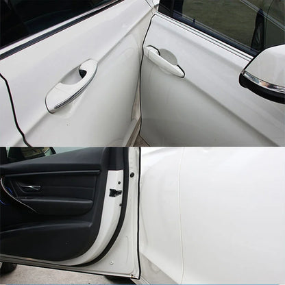 5M Transparent Car Door Edge Protector - PVC Anti-Scratch Anti-Collision Sealing Strip for Vehicle Door Protection & Trim