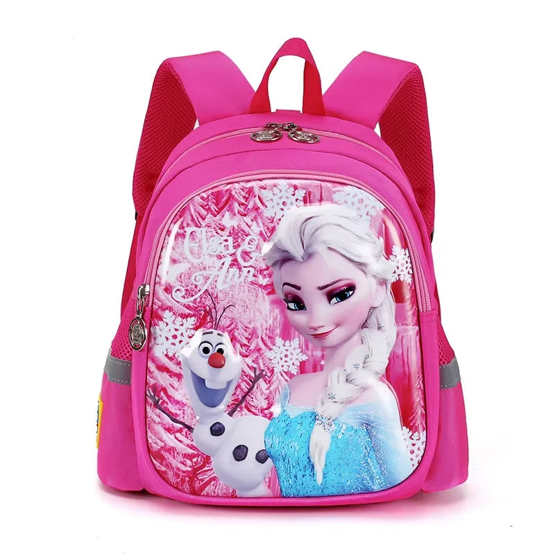 Disney Frozen Elsa Kindergarten Schoolbag - Cartoon Shoulder Bag & Backpack for Boys and Girls, Baby Children Handbag