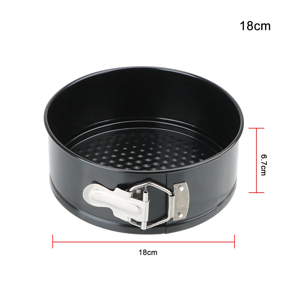 Removable Bottom Round Cake Pan – Carbon Steel Non-Stick Bakeware for Baking Cakes