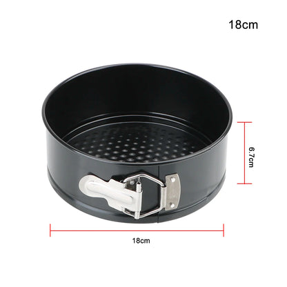 Removable Bottom Round Cake Pan – Carbon Steel Non-Stick Bakeware for Baking Cakes