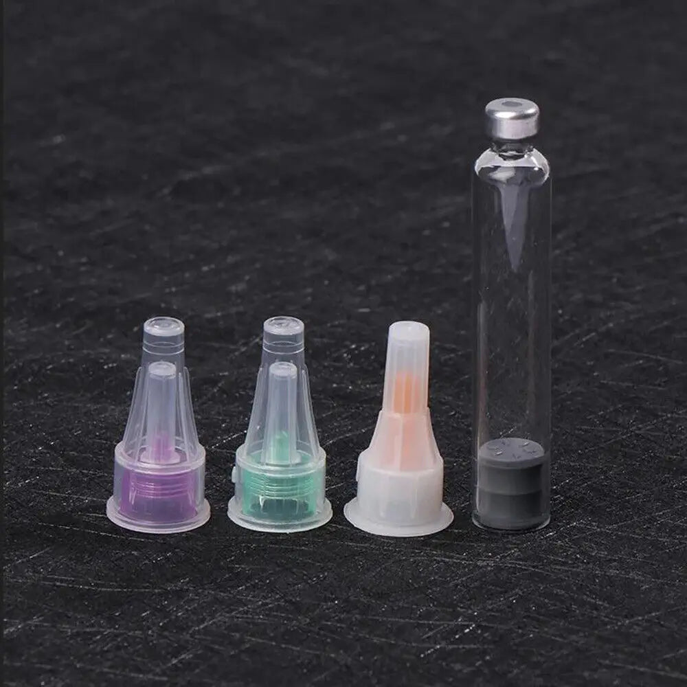10/20/30/50/100PCS Magic Pen Tip Cartridges — 3ml Empty Cassette Bottles with Individual Packaging for Lilly Insulin Pen (4mm/6mm/8mm)
