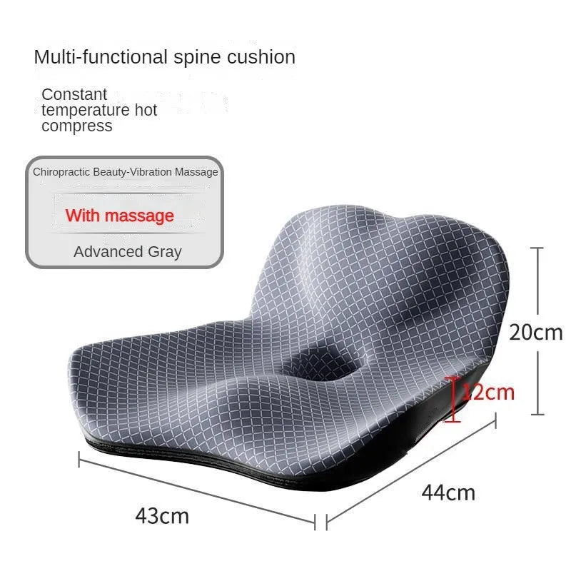 Coccyx Memory Foam Chair Pillow – Orthopedic Seat Pad for Office, Car & Tailbone Pain Relief, Hemorrhoid Treatment Cushion