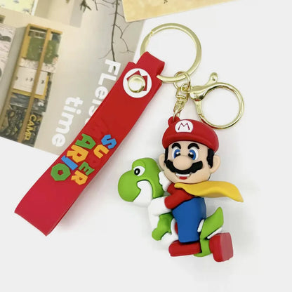 Super Mario Figurine Keychain - Cute Character Backpack Pendant, Doll Charm & Collectible Gift