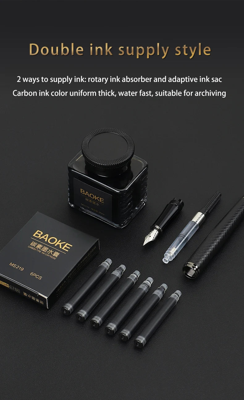 BAOKE T18 Luxury Fountain Pen & Roller Pen Set – Exquisite Gift Set