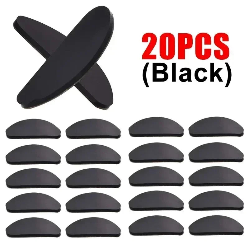 Non-Slip Glasses Nose Pads - Invisible Soft Silicone, Self-Adhesive Nose Holder Stickers for Eyewear Accessories