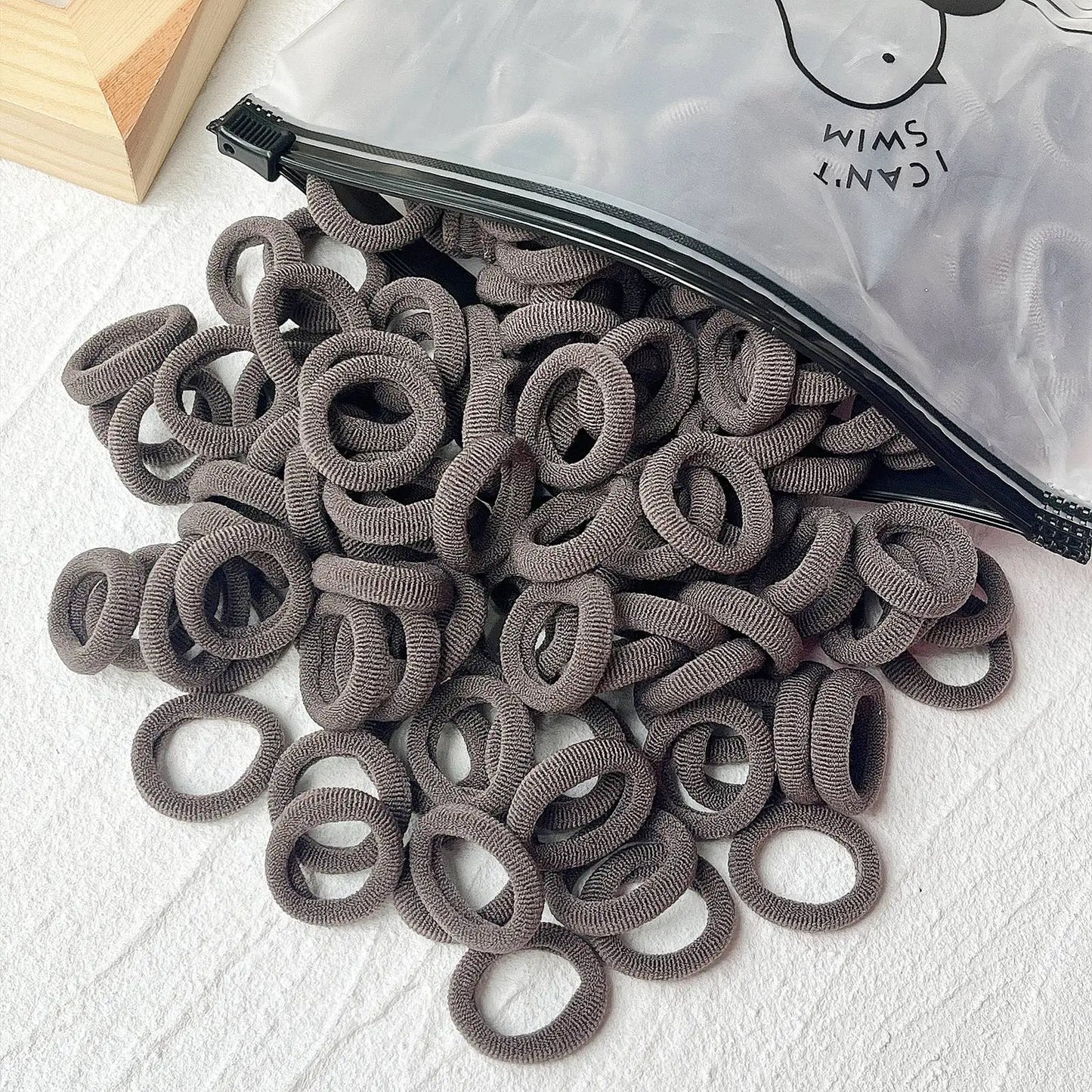 20/50PCS Kids Elastic Hair Bands – Girls Sweets Scrunchie Rubber Bands for Children Hair Ties & Headbands