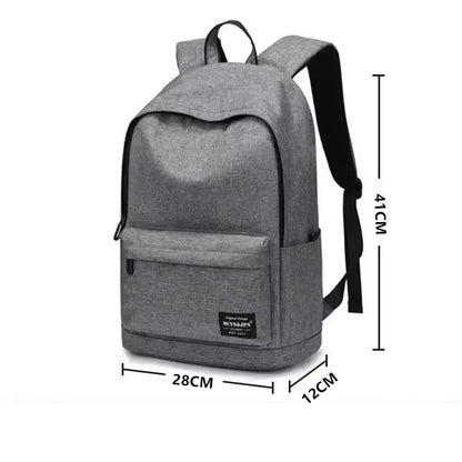 Trendy Minimalist Large Capacity Backpack for Men & Women – Versatile School, Travel & Laptop Bag, Washable Unisex Design