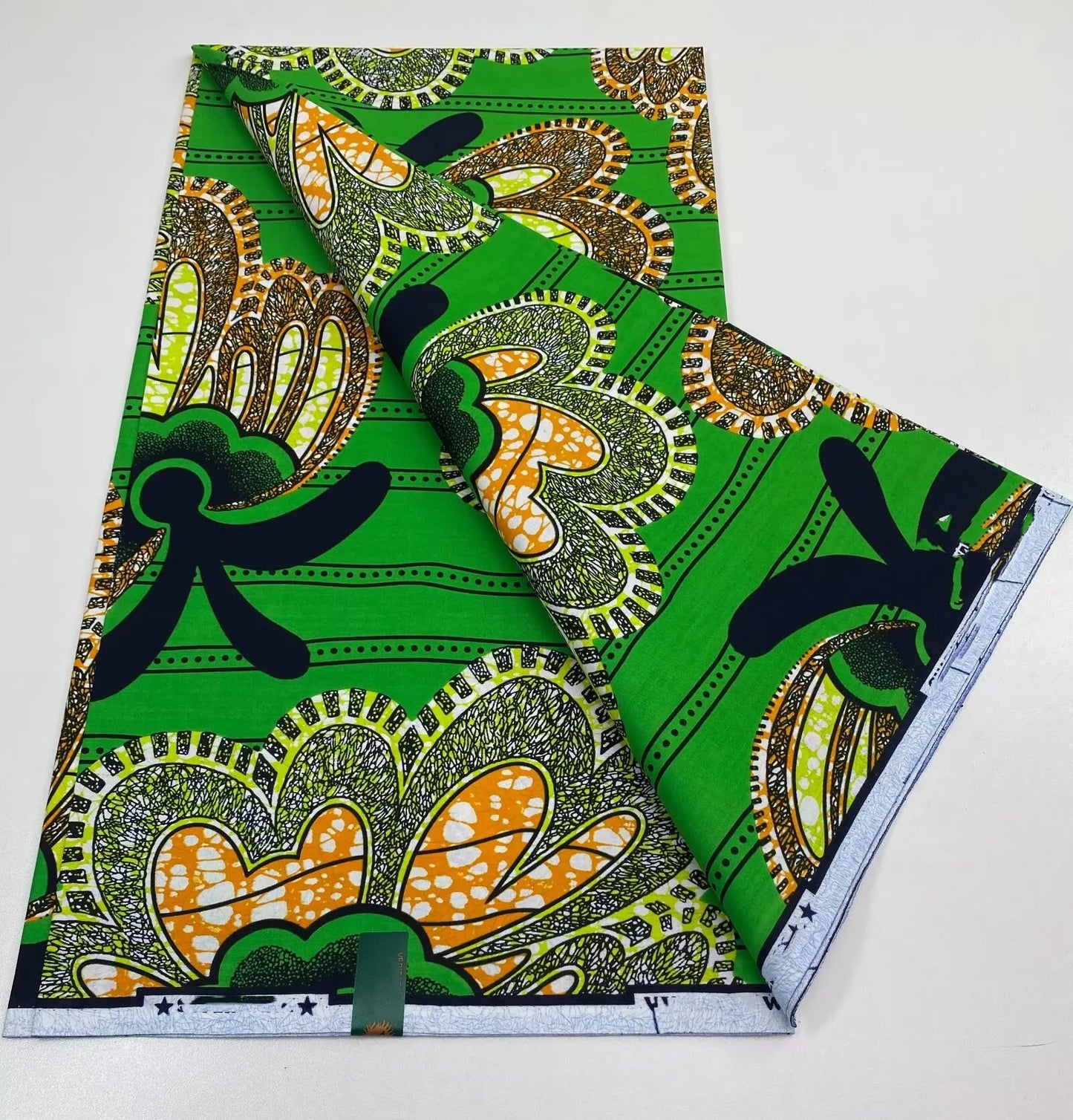 African Ankara Wax Print Fabric - 100% Cotton Soft Nigerian Real Wax Material for Women’s Party Dresses