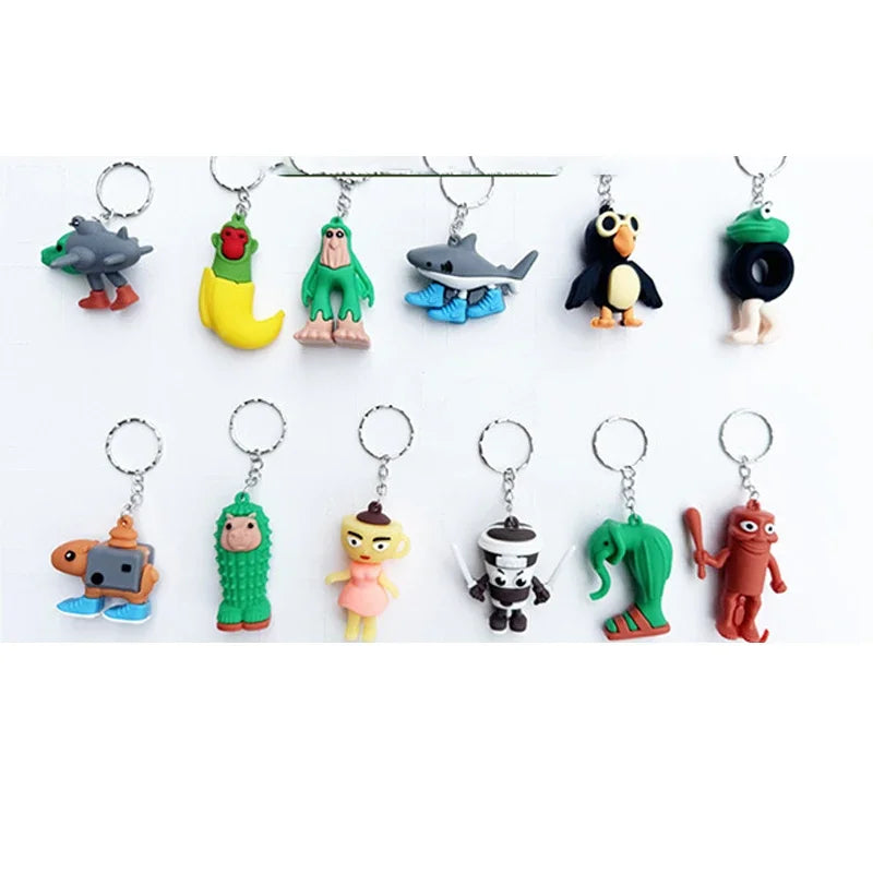 24PCS Tungtungtung Sahur Blind Box Toys — Tralala Shark, Bombardinocrocodilo Figures, Moveable Keychain Collectible Set