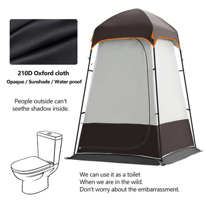 Portable Outdoor Privacy Shower Tent – Double-Layer Sun Shelter for Camping, Dressing, Changing Room, Toilet, Hiking, Fishing & Picnic