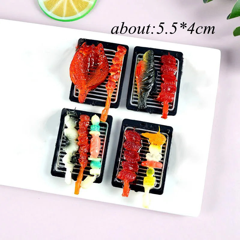 2PCS 1:6 Scale Miniature Japanese Seafood Noodles – Dollhouse Pretend Food for Blythe, Barbie, BJD & 1/6 Dolls Accessories